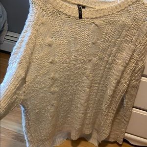Cream sweater worn once